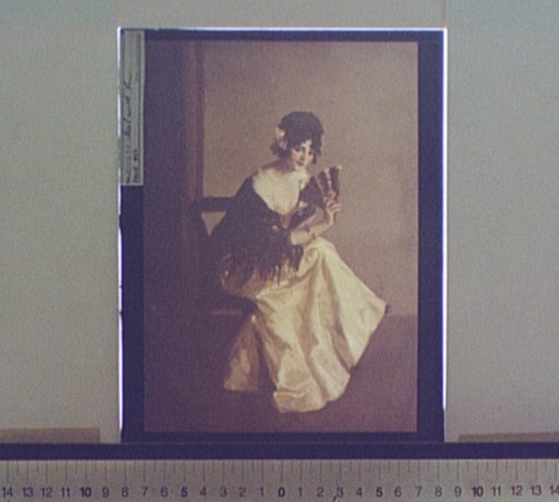 Girl with fan
