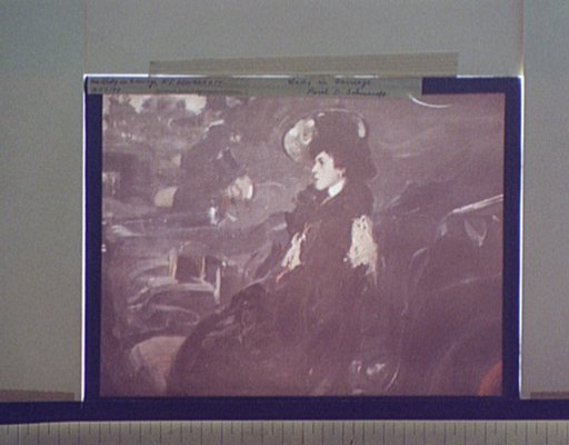 Lady in carriage