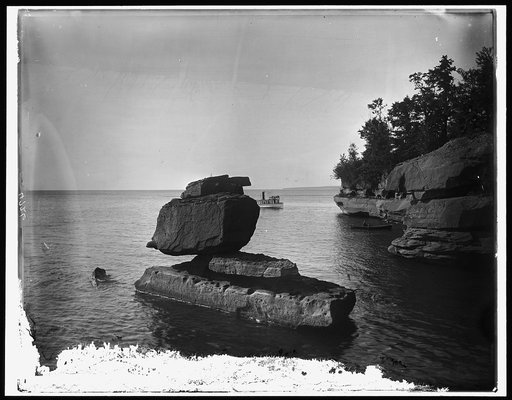 Rock in Apostle Islands, Lake Superior