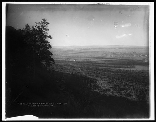 Panorama from Point Sublime, C.S. & C.C. [Colorado Springs and Cripple Creek] Short Line