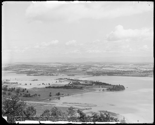 Fort Ticonderoga and vicinity from Mt. Defiance