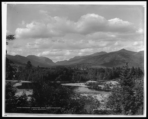 Franconia Mountains from North Woodstock, White Mountains