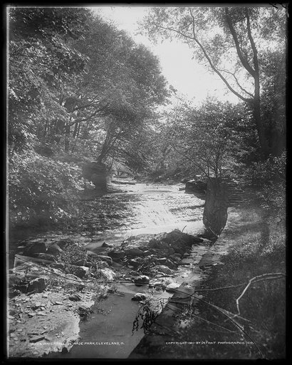 Waterfall in Wade Park, Cleveland, O[hio