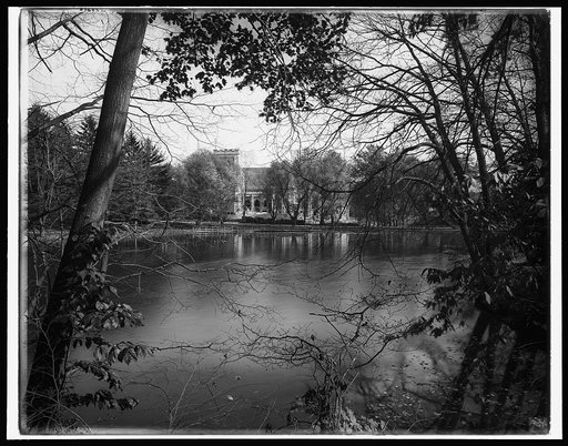 The Chapel from across the lake, Vassar College, Poughkeepsie, N.Y.