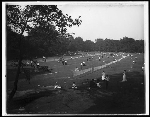 The Tennis courts, Central Park, New York