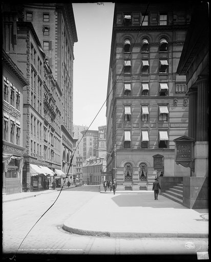 Court Street, Ames Building, Young's Hotel, Boston, Mass.