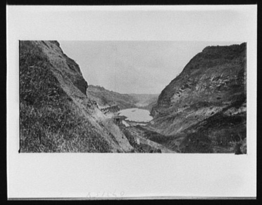 Culebra cut, before flooding, Panama