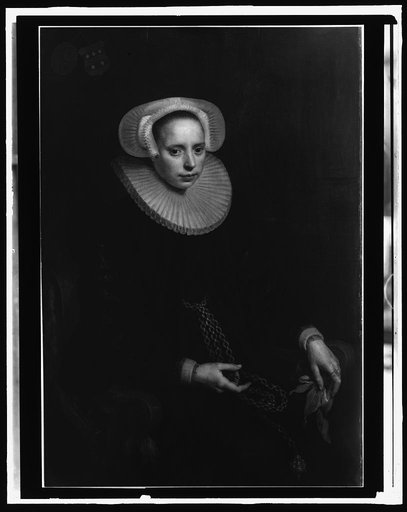 Cornelia Bruinzeels, seated, three-quarter length portrait