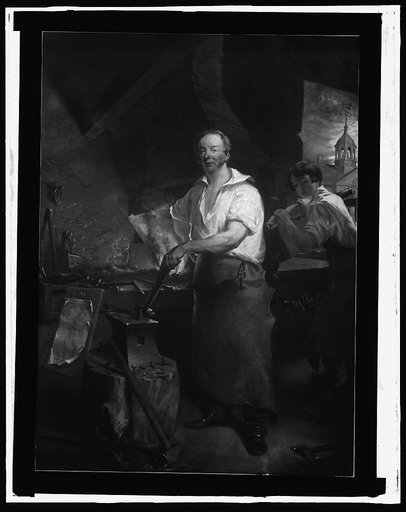 Pat Lyon at the forge