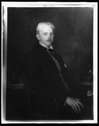 Edward Robinson, half-length portrait