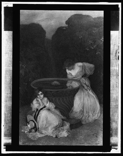 The mirror in the vase