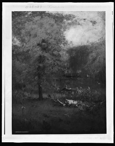 Landscape with rowboat