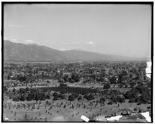 Mountains and homes