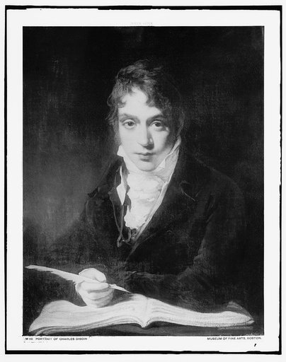 Charles Dibdin, head and shoulders portrait