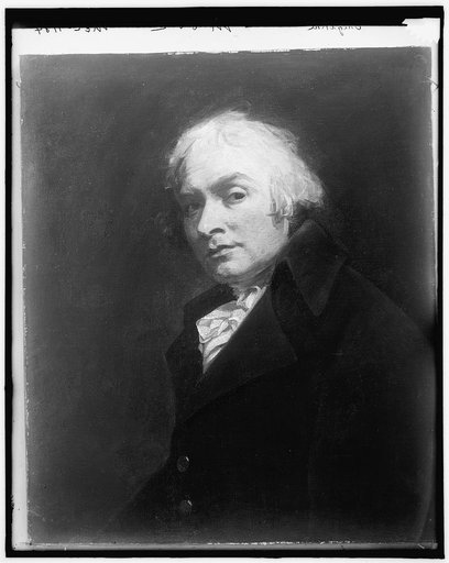 George Romney, half-length portrait