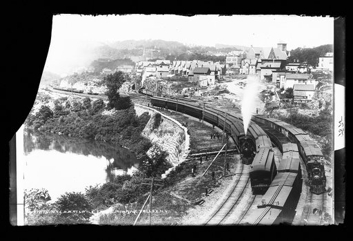 N.Y.C.R.R. [New York Central Railroad] at Little Falls, Mohawk Valley, N.Y.