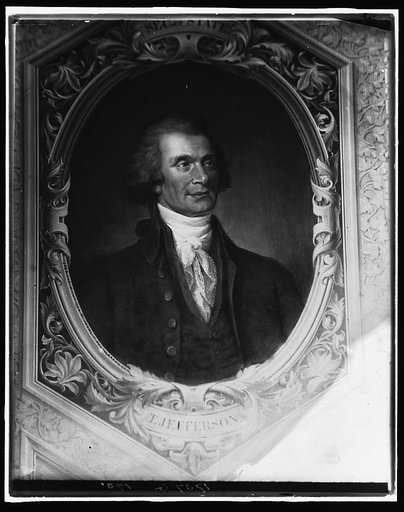 Thomas Jefferson, head-and-shoulders portrait