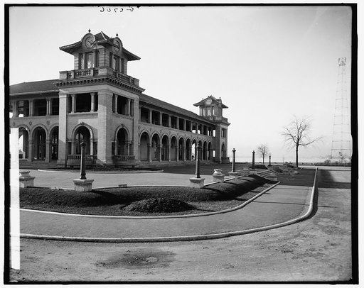Cement steps, west side casino, [Belle Isle Park, Detroit, Mich.