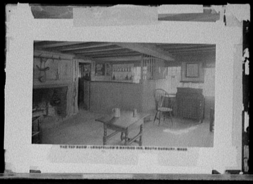 The Tap room, Longfellow's Wayside Inn, South Sudbury, Mass.