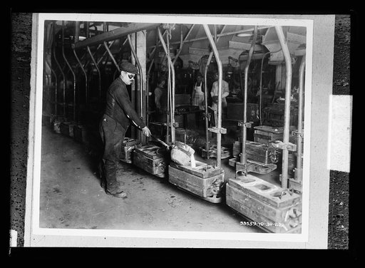 Pouring castings