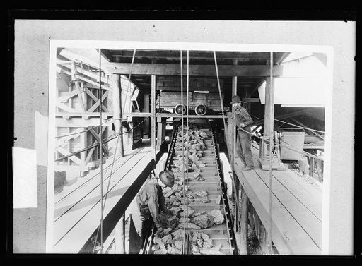 All coal picked clean of laminated coal