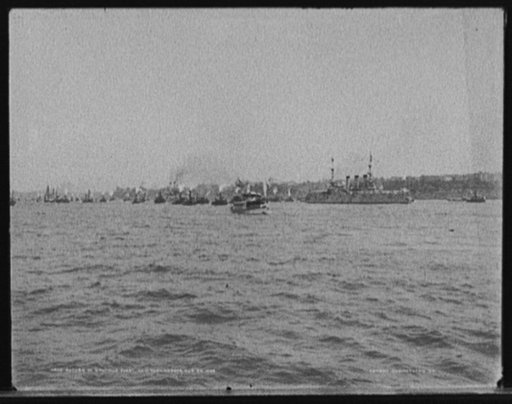 Return of Santiago Fleet, New York Harbor, Aug. 20, 1898