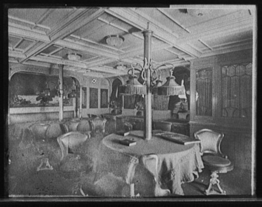 S.S. Deutschland, library