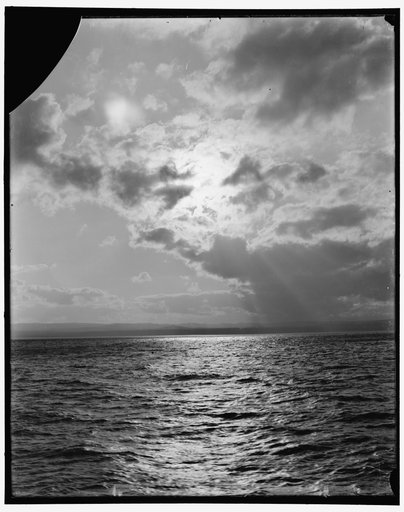Sunset over water