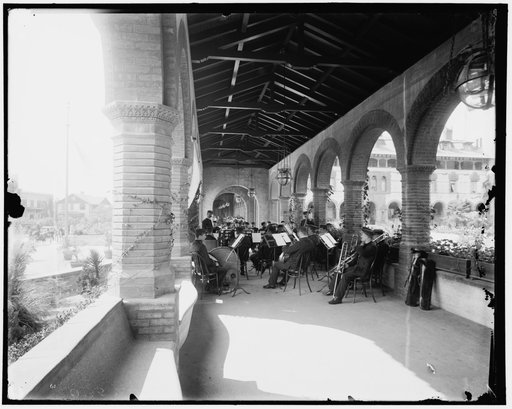 The band in the loggia, St. Augustine