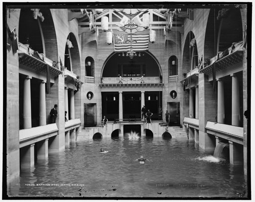 Bathing pool in the casino