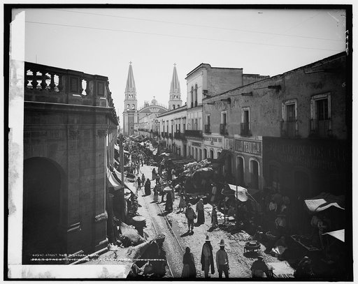 Street view in Guadalajara