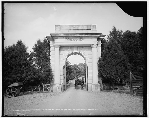 Vicksburg National Cemetery, the entrance