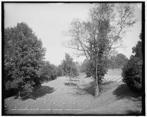 Vicksburg National Cemetery, terraces
