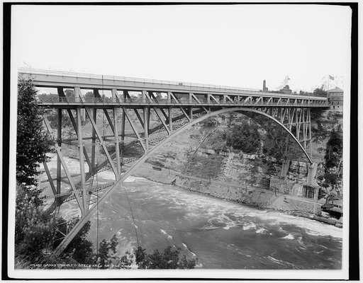 Grand Trunk Ry. Steel Arch [i.e. Whirlpool Rapids] Bridge, Niagara