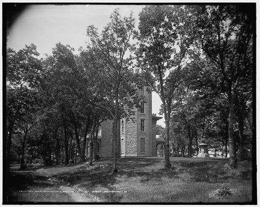 Jay Cooke's residence on Gibraltor [sic], Put-in-Bay