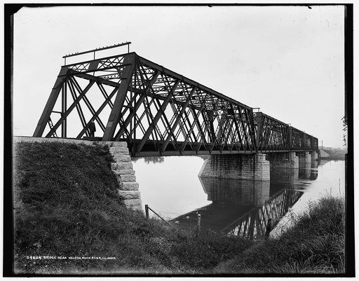 Bridge near Nelson, Rock River, Ill.