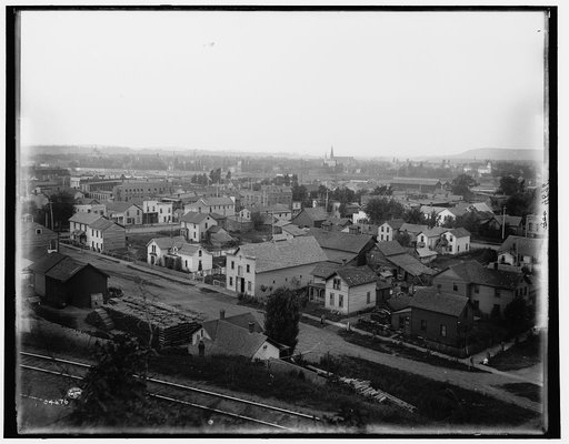 Eau Claire, general view of city