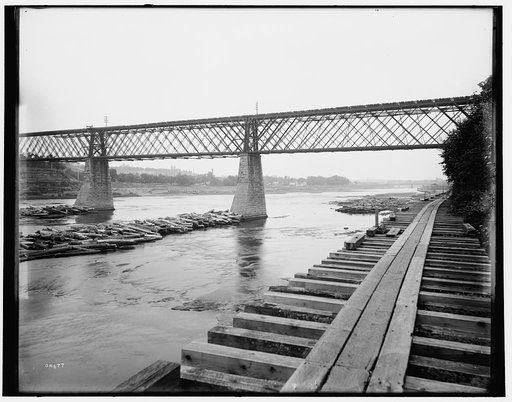 Eau Claire from the railroad bridge