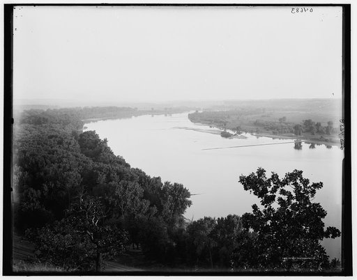 St. Paul, Minn., the Mississippi from the Indian mounds