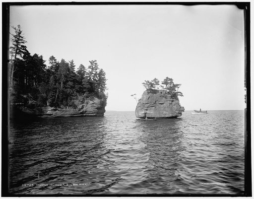 Apostle Islands, L[ake] S[uperior], Lone Rock
