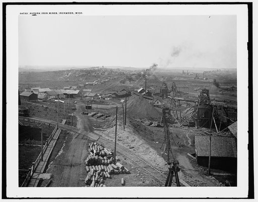 Aurora iron mines, Ironwood, Mich.