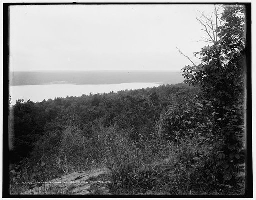 Lake Gogebic, Mich., panoramic view from the eye