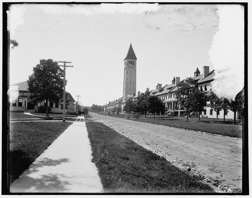 Fort Sheridan, Ill., general quarters, rear view