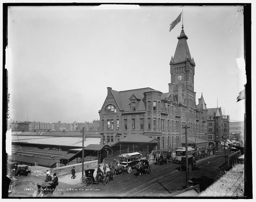 Chicago, Ill., C. & N.W. R.R. station