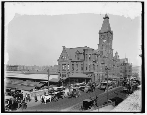 Chicago, Ill., C. & N.W. R.R. station, the Pacific Express