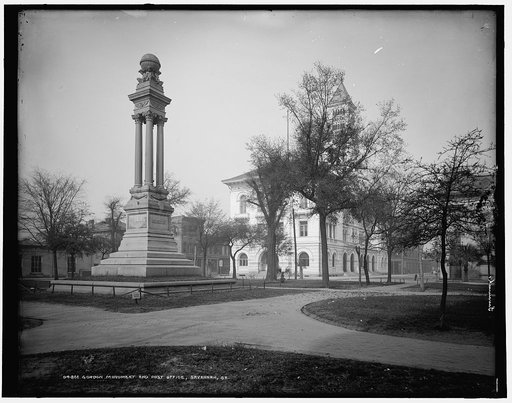Gordon Monument and post office, Savannah, Ga.