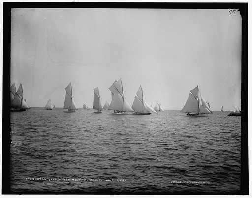 Start, Dorchester regatta, Nahant