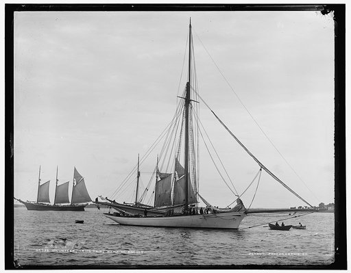 Volunteer, trial trip, weighing anchor