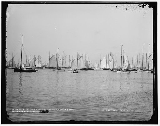 N.Y.Y.C. fleet, Newport harbor
