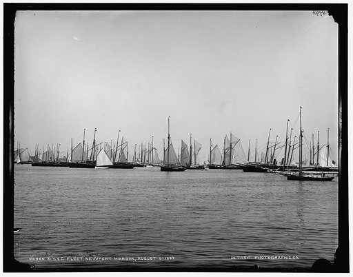 N.Y.Y.C. fleet, Newport harbor